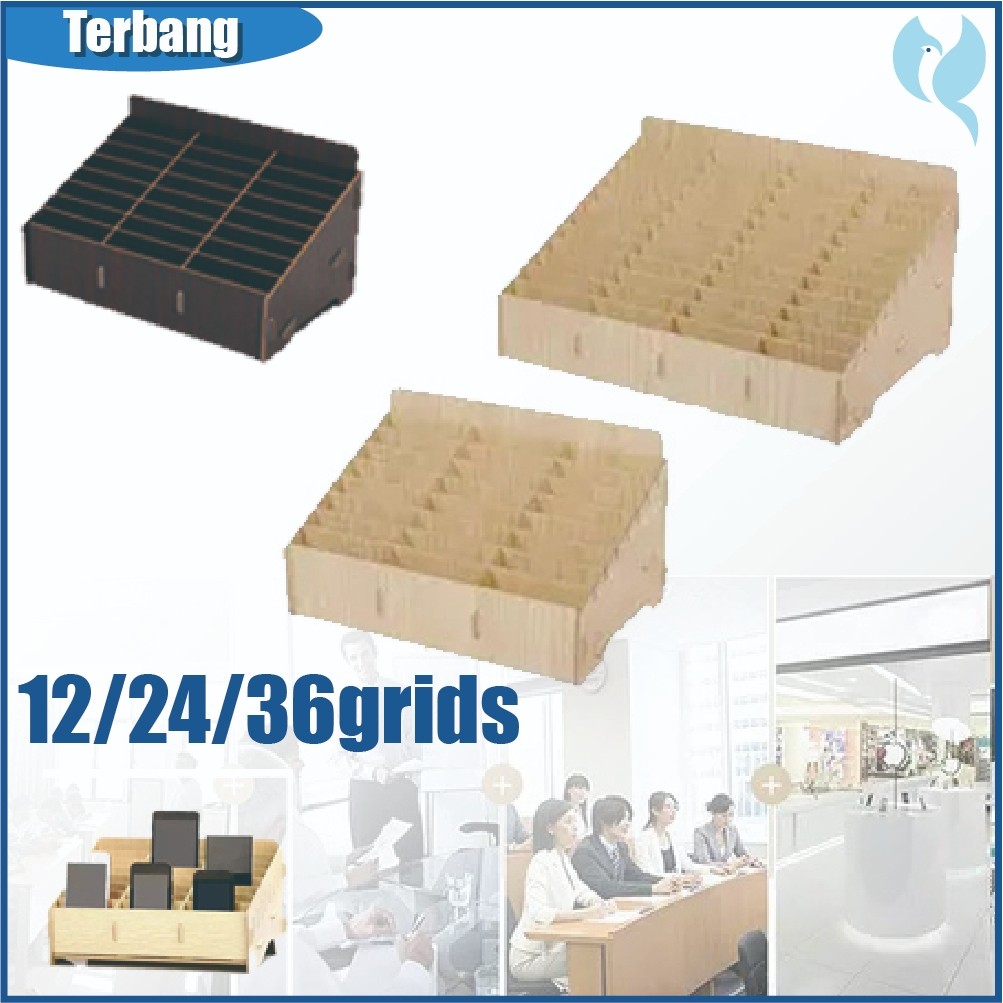 12/24/36 Slot Rak Hp Service Management Box kotak penyimpanan hp rak penyimpanan hp