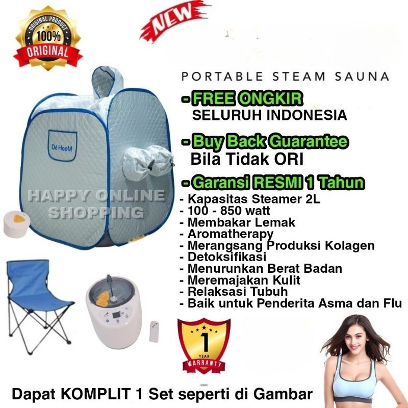 NEW Portable Steam Sauna - DR Hoom Portabel Steam Sauna