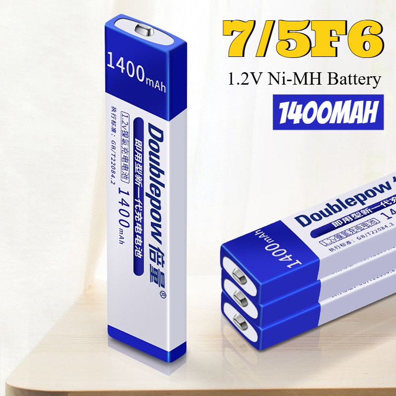 7/5F6 67F6 Ni-MH Battery 1.2V Rechargeable Lithium Batteries 1400mAh 7/5F6 Cell for onic Sony Walkma