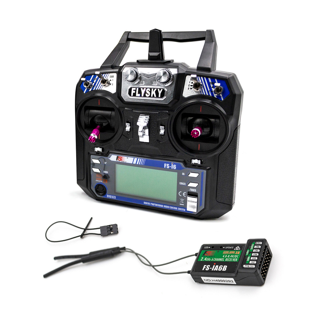 RC Glider Transmitter 2.4GHz 6CH Radio System Transmitter for RC Helicopter Glider with Receiver RC 