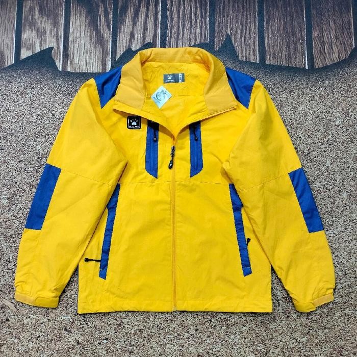 jaket varsity coach navy LEE JEANS KANSAS USA casual berkerah bagus size XL