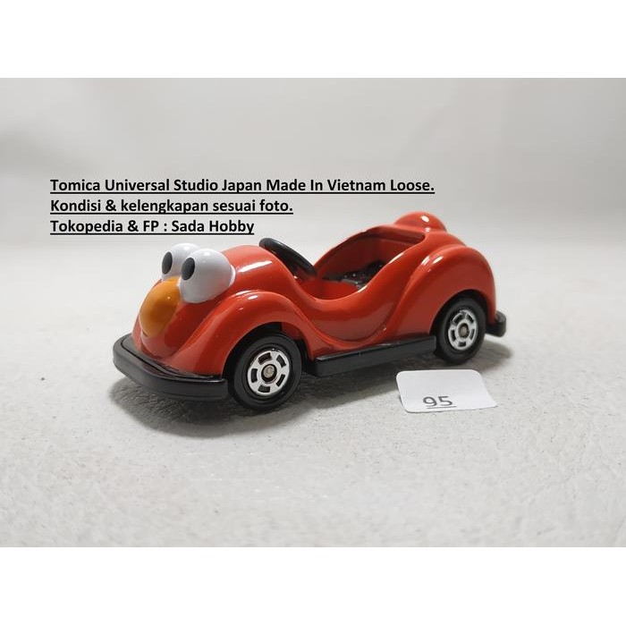 DCT... Tomica Disney Universal Studios Japan Elmo Cart Loose