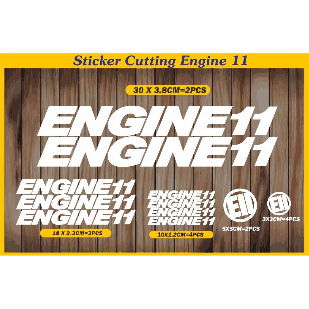 Stiker Cutting Sepeda Engine11 - Bicycle Decal Sticker