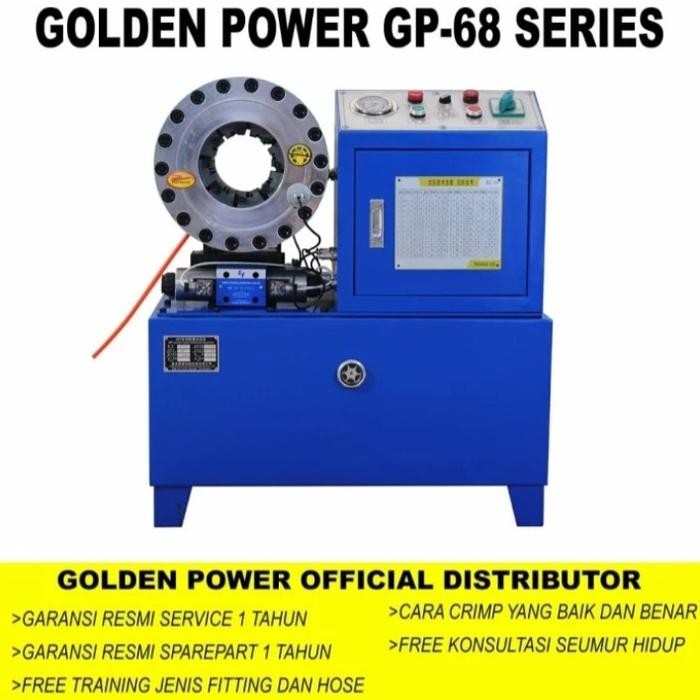 Mesin Press hidrolik GP68/Hose Crimping Machine