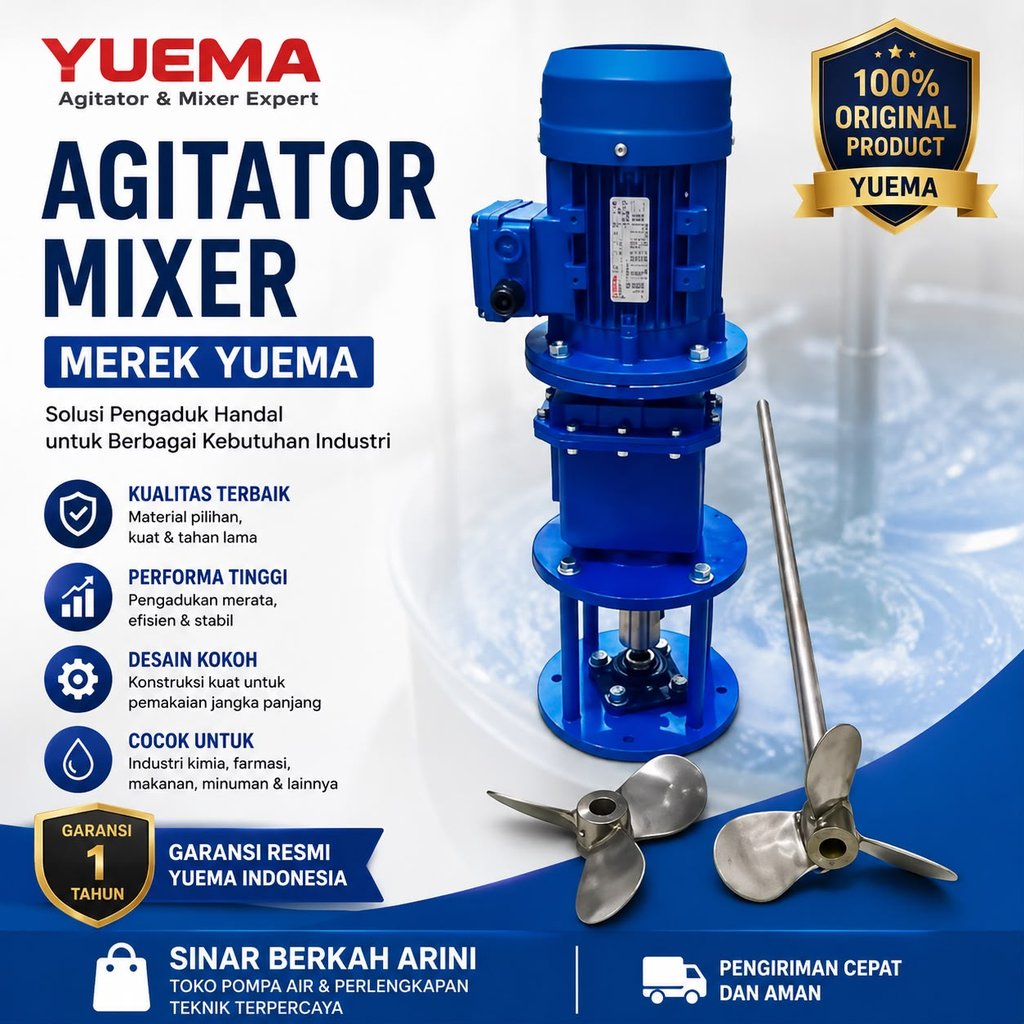 AGITATOR MIXER 4kw 5.5hp 4pole 3phase with gear box 250rpm