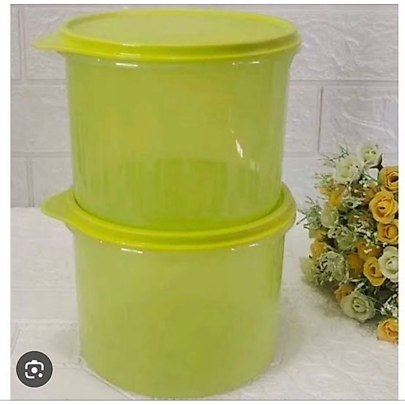 Texture canister 1.7L tupperware 2Pcs