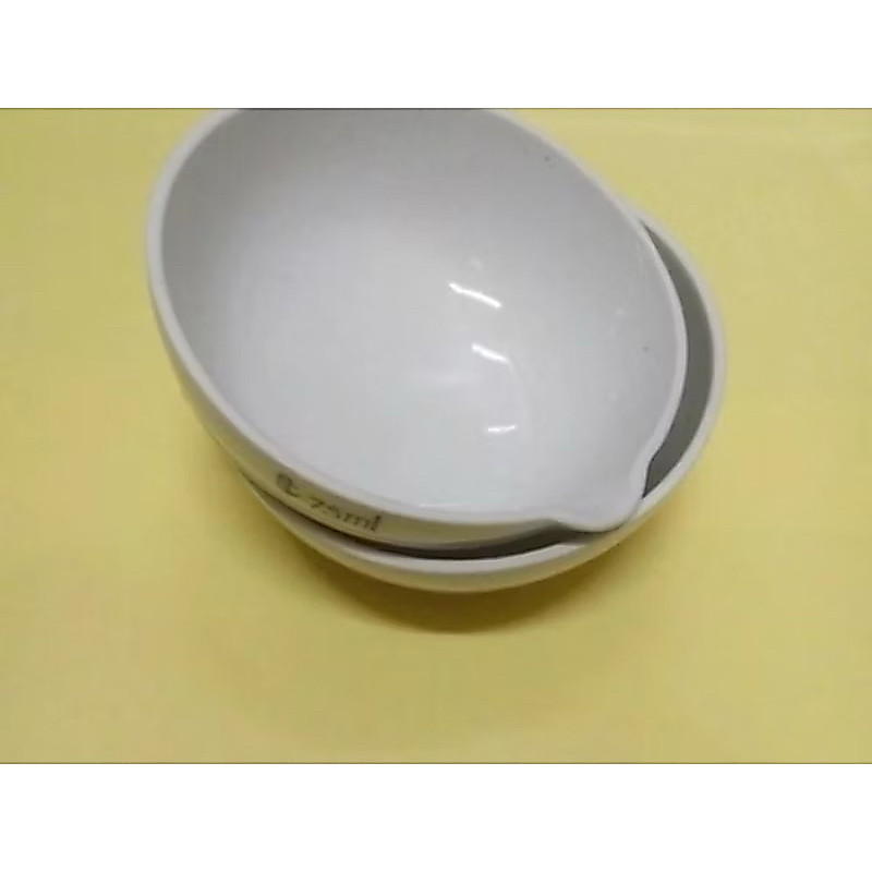 Cawan Penguap / Cawan Porselin Alat Lab UKURAN 75ml