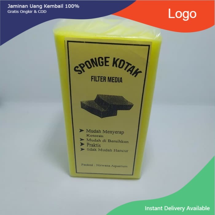 Spon Sponge Kotak Filter Media KOLAM AQUARIUM