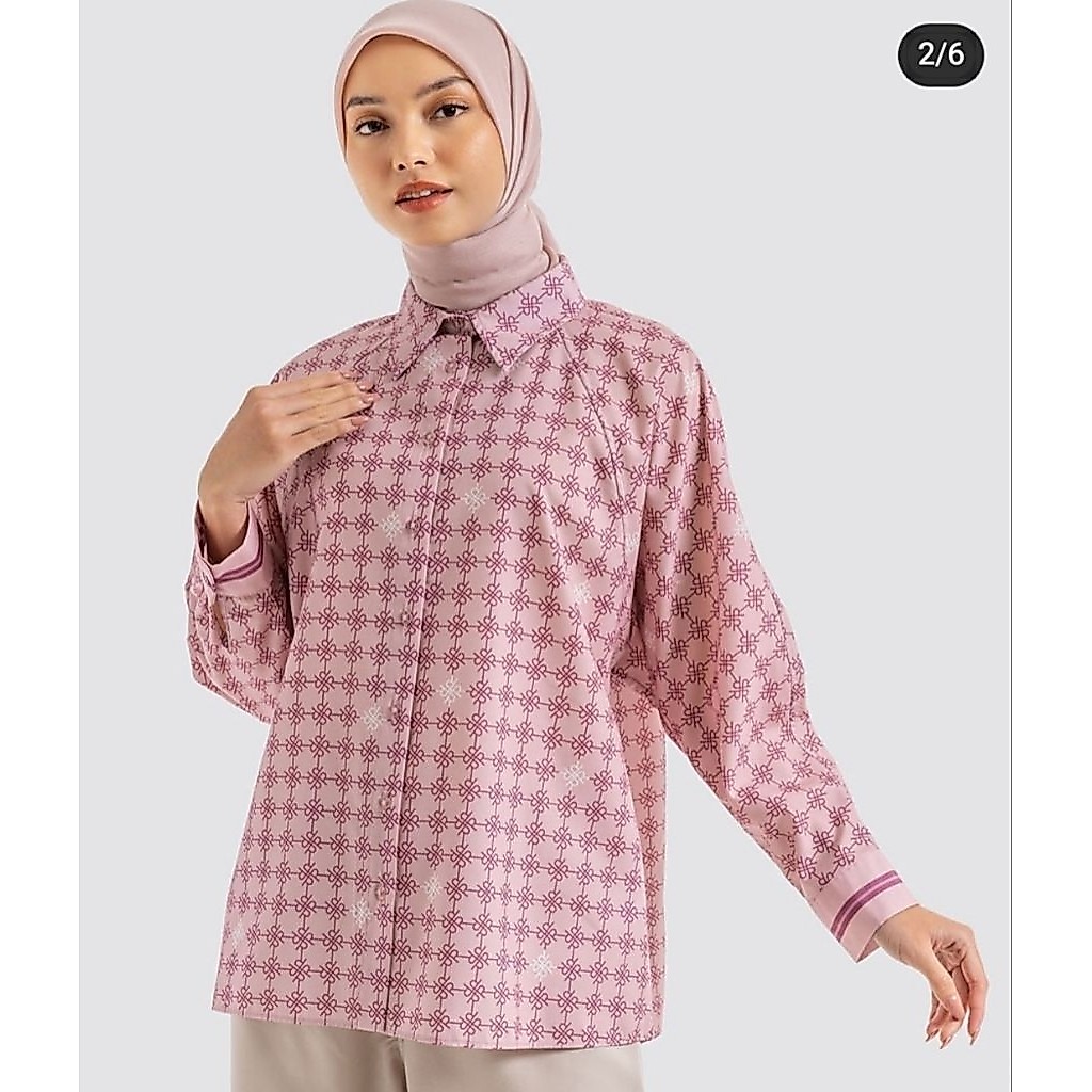 Arsha Shirt Monogram Ria Miranda