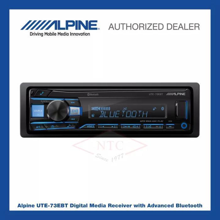 Alpine ute 73ebt /73 ebt / ute73 ebt /head unit single din