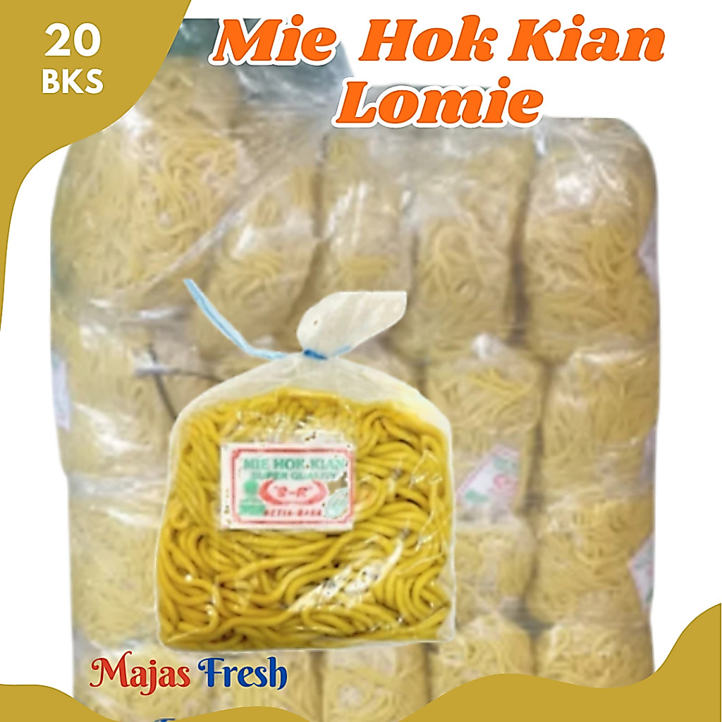 MIE HOK KIAN Lomie Basah Segar - Mie Lomie Hokian HokKian / Hokkien / Hokkien Mee / Mie Aceh Fresh |