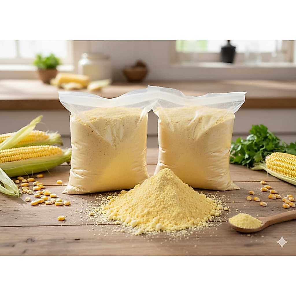 KEMASAN 500 GRAM TEPUNG JAGUNG HALUS UNTUK BAHAN NASI JAGUNG / AMPOK / BUBUR JAGUNG