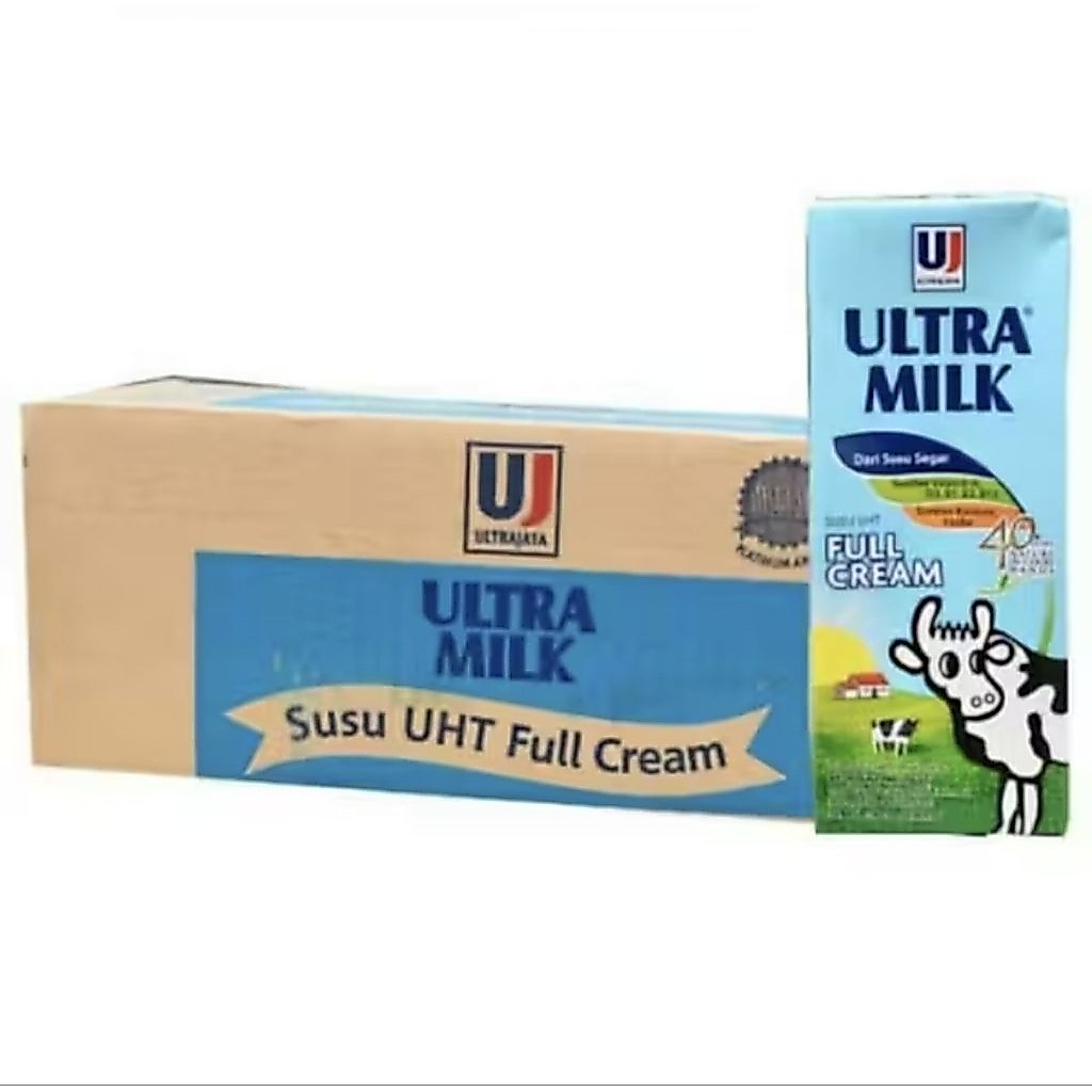 (1 DUS) 200 ml ULTRAMILK SUSU UHT isi 24