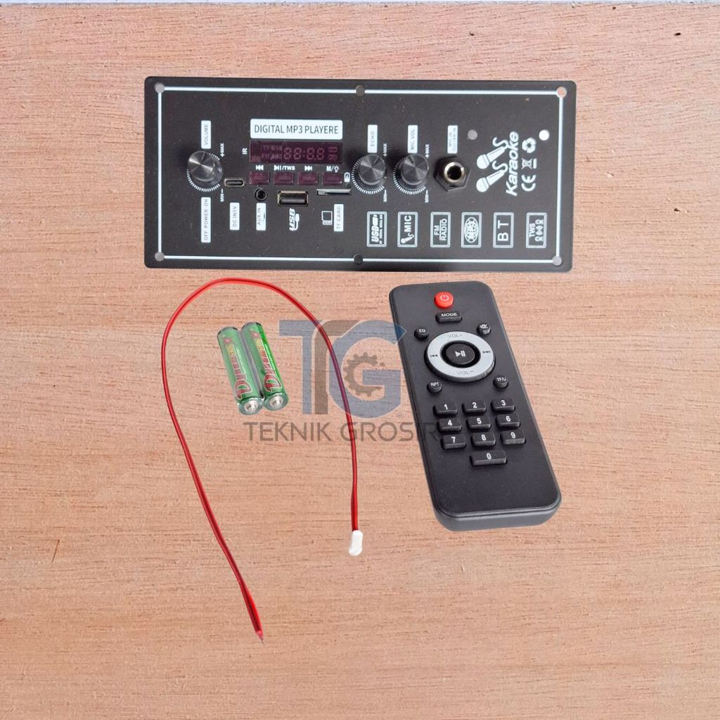 Modul Amp Bluetooth 3.7V Support Baterai Lithium 2S 18650 Speaker Portable Aktif