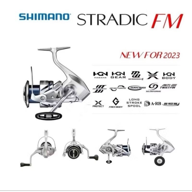 7.7 Rell Shimano Stradic FM Spining Rell Pancing ( Garansi Resmi )