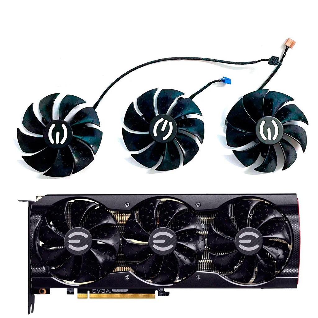 Original GPU fan 4PIN 87MM PLD092220S12H suitable for EVGA RTX 3090 3080ti 3080 3070 3060ti Xc3 Ultr