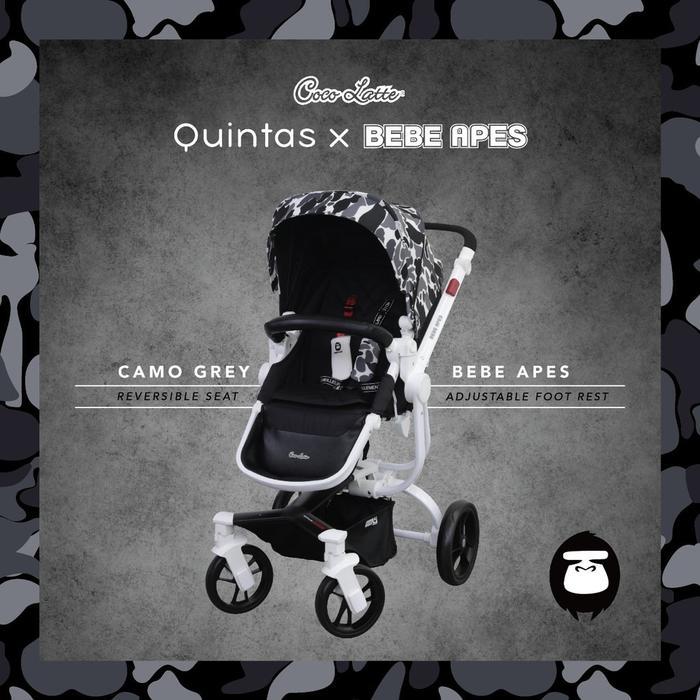 COCOLATTE | BEBE APES Quintas X-30 Stroller - Camo Grey