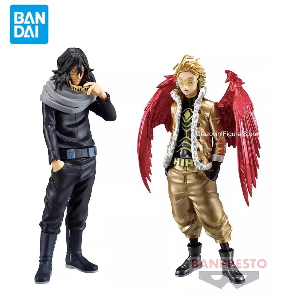 Original Genuine Banpresto My Hero Academia 18cm Azawa Shouta Hawks  Anime Action Figurine Model Bir