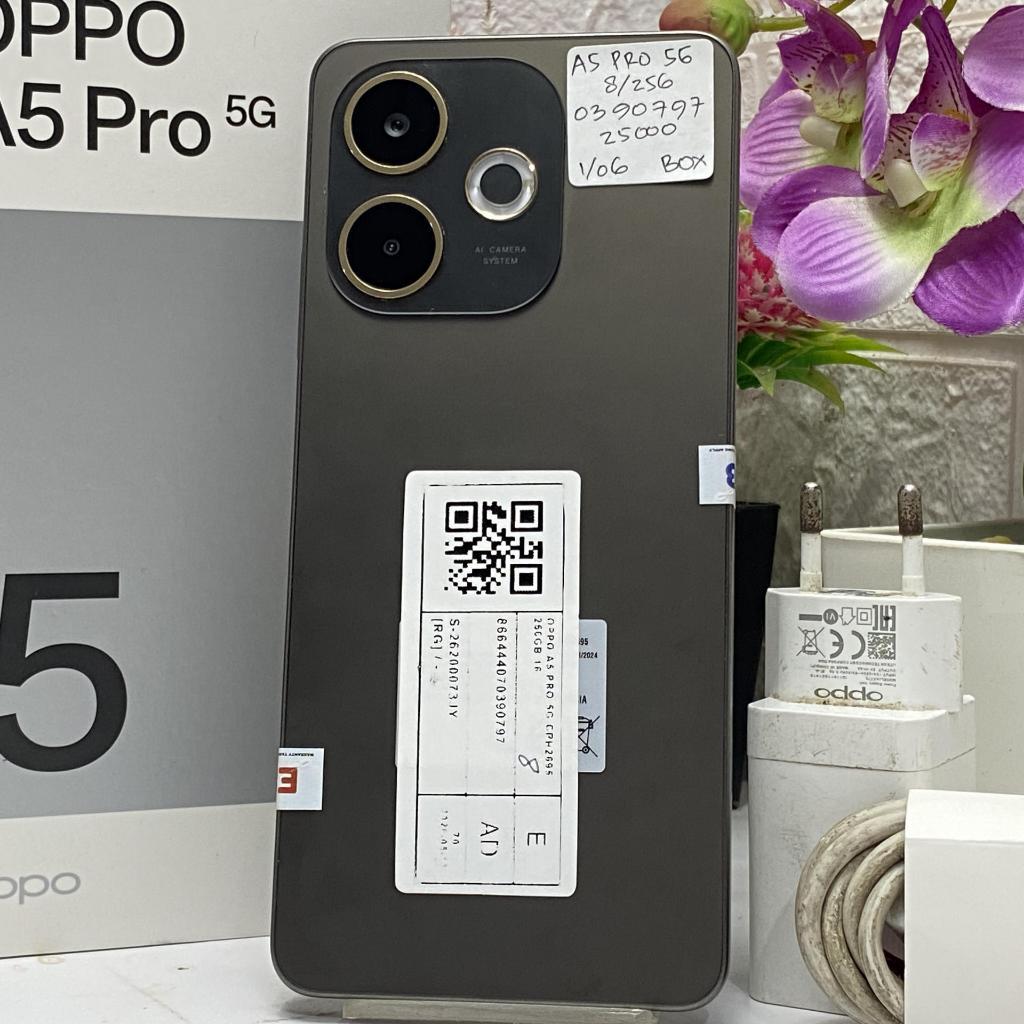 OPPO A5 Pro 5G 8/256GB Fullset Bekas Second Original