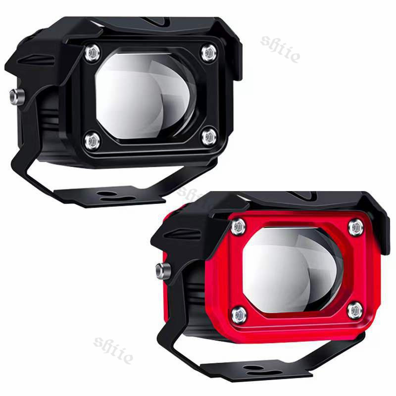 Lampu Tembak Sorot LED Laser Gun VINYX M30 Lasergun D2 Motor Mobil CSP - LED M30 Putih+Kuning