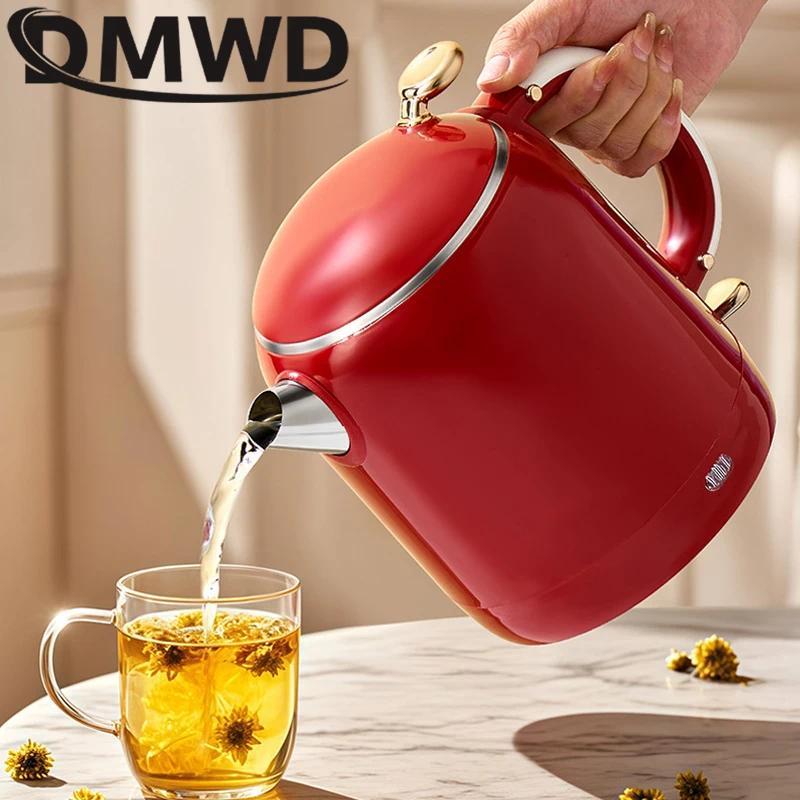 Electric Kettle 1L Stainless Steel Liner Fast Heating Water Boiler Auto power-off Insulation Kettle 