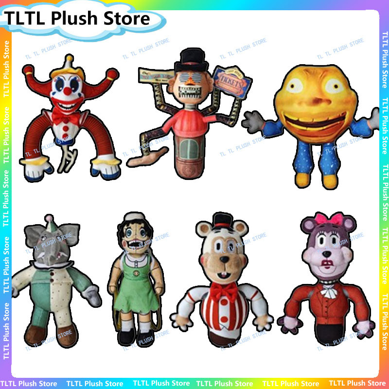 25CM Secret of the Mimic FNAF Game Joker Plush Doll Toy Cartoon Cute Soft Clown Room Decoration Plus