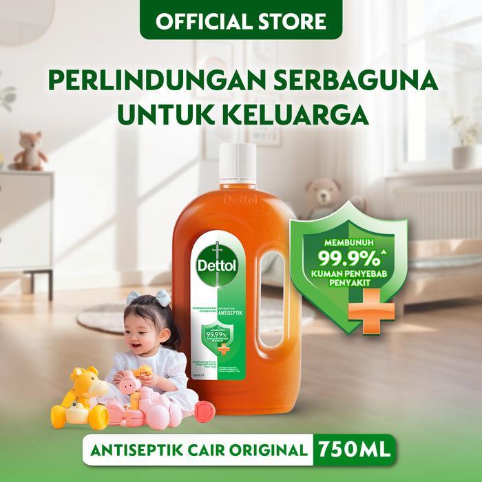 Dettol Cairan Antiseptik 750ml - Cairan Antiseptik