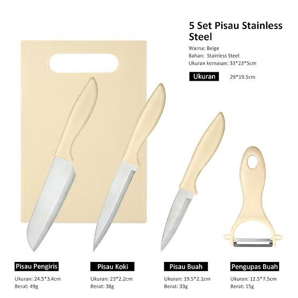 Freemir Pisau Dapur set
