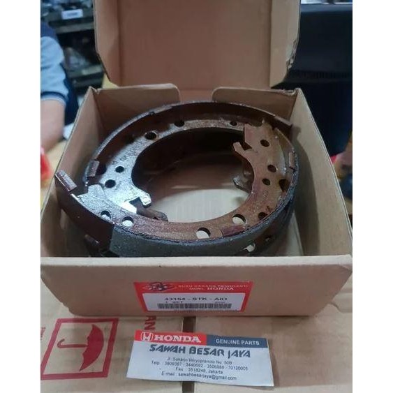 Brake Shoe Kampas Kanvas Rem Tangan Tromol Belakang CRV RM Gen 4