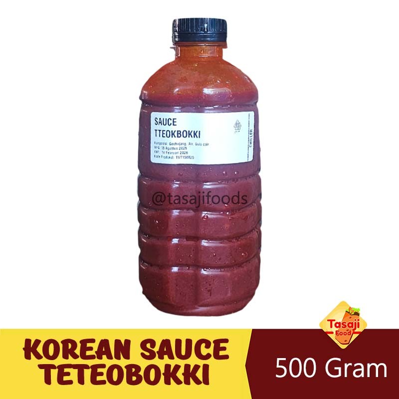 

Korean Sauce Teteobokki 500 Gram Botol Bumbu Teteobokki Grosir