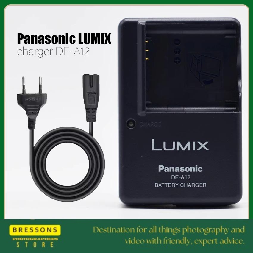Charger Baterai Compatible With Lumix DMW-BCF10 DE-A40 DE-A12 DE-A65 BCF10E BCK7 BCK7E BCE10 BCG10E 