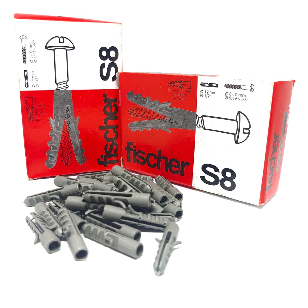 FISHER S8 jangka sekrup S8 rumah sekrup s8 harga 1kotak