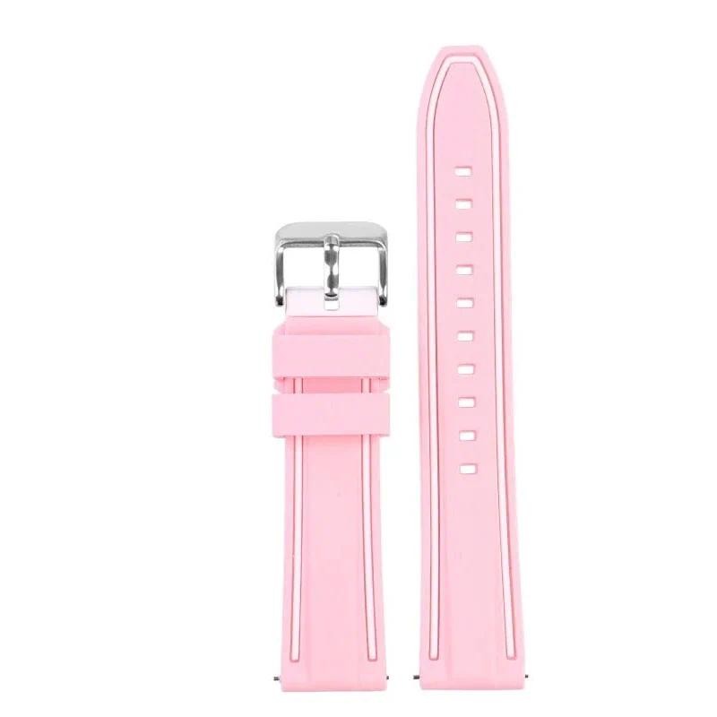 Soft Silicone Watch Band for Omega x Swatch joint MoonSwatch ving Waterproof Rubber Strap Watch Acce