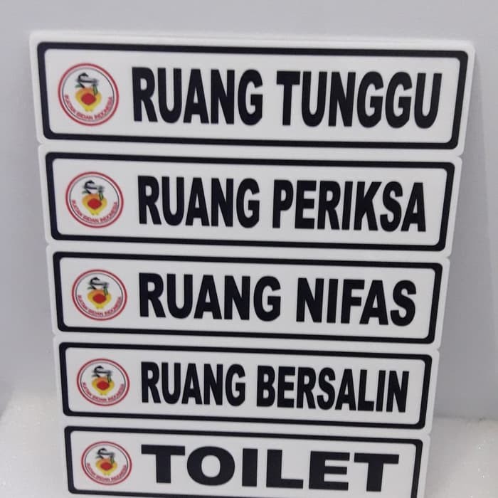 

SIGN LABEL ACRYLIC SIGN BOARD PAKET PAPAN NAMA 5X20 Keren
