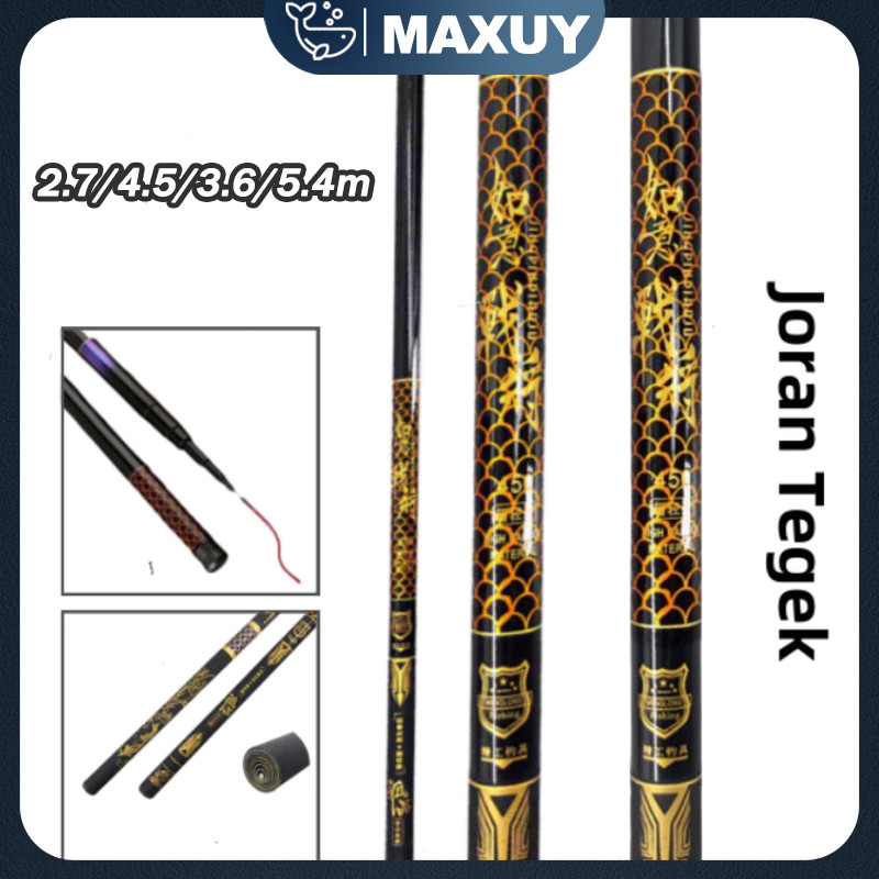 Joran Tegek Batik 360 450 540 Carbon Medium hard/joran tegak/joran tegek