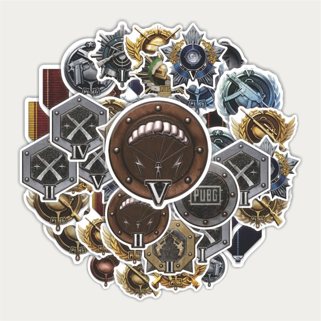 

Sticker Pack Stiker Game PUBG MEDALS | Sticker TUMBLR | Stiker LAPTOP KOPER HELMP