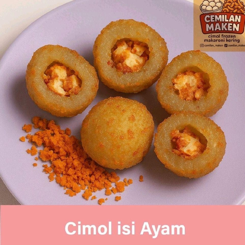 

Cimol isi Ayam Frozen Food Cemilan Maken