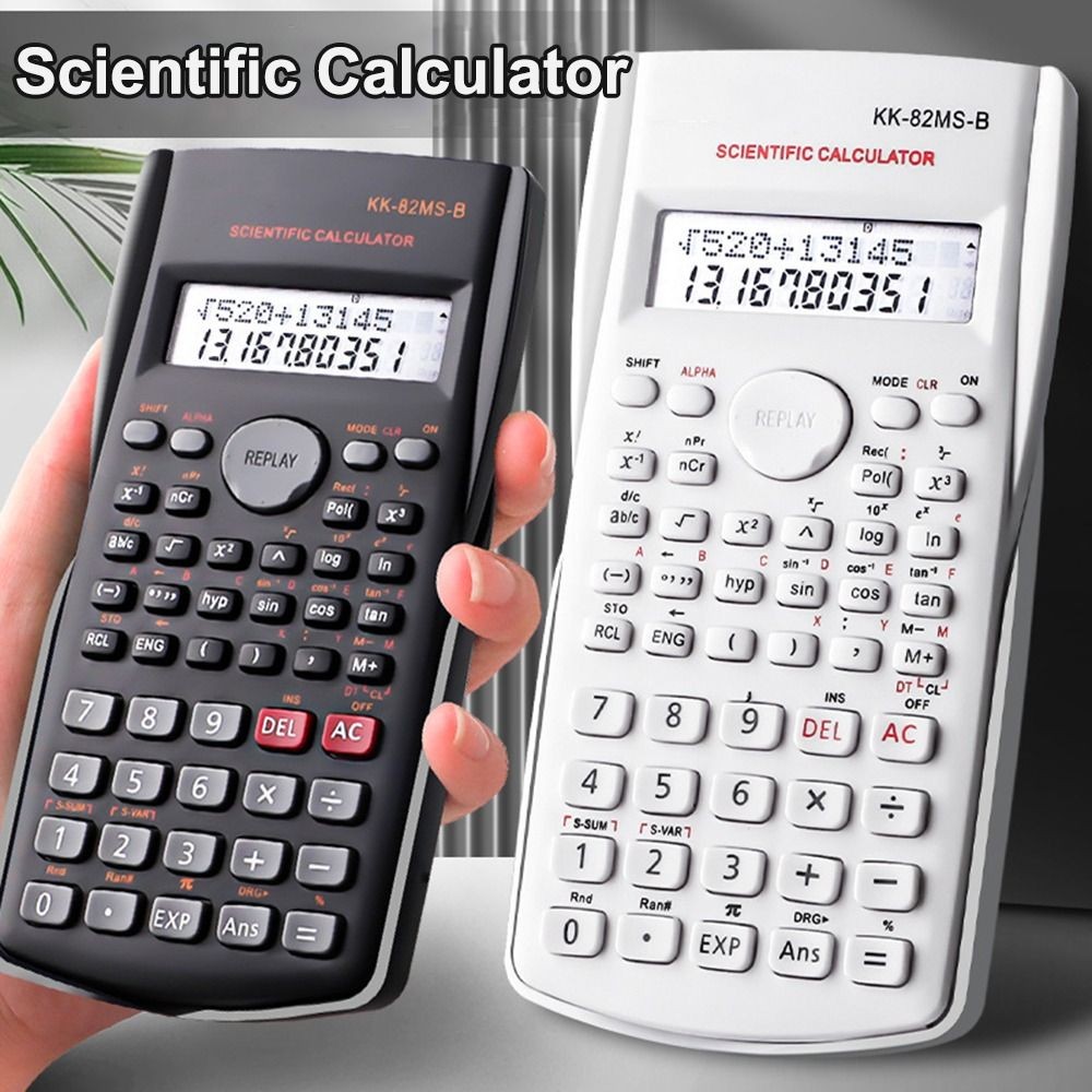 

240 Functions Engineering Scientific Calculator 2-Line Multifunction Function Calculator Standard School Office Supplies