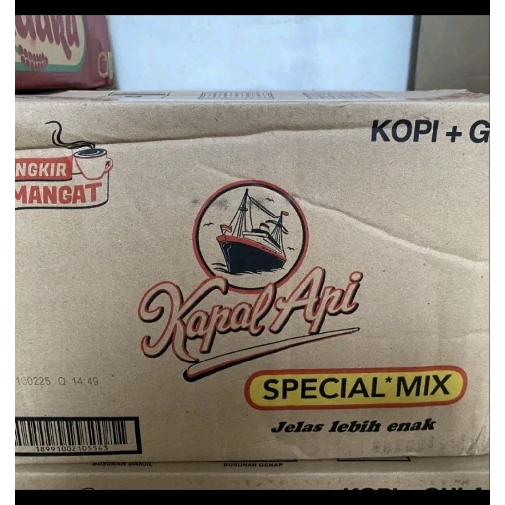 

kopi kapal api mix rencengan isi 120 pcs