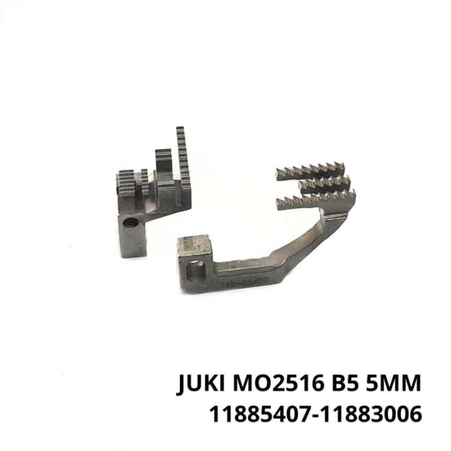 11885407 11883006 JUKI MO2516 Benang 5 5MM Gigi Mesin Jahit Obras