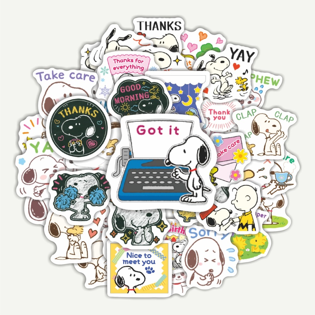 

Sticker Pack Stiker Kartun Snoopy V33 | Sticker TUMBLR | Stiker LAPTOP KOPER HELM