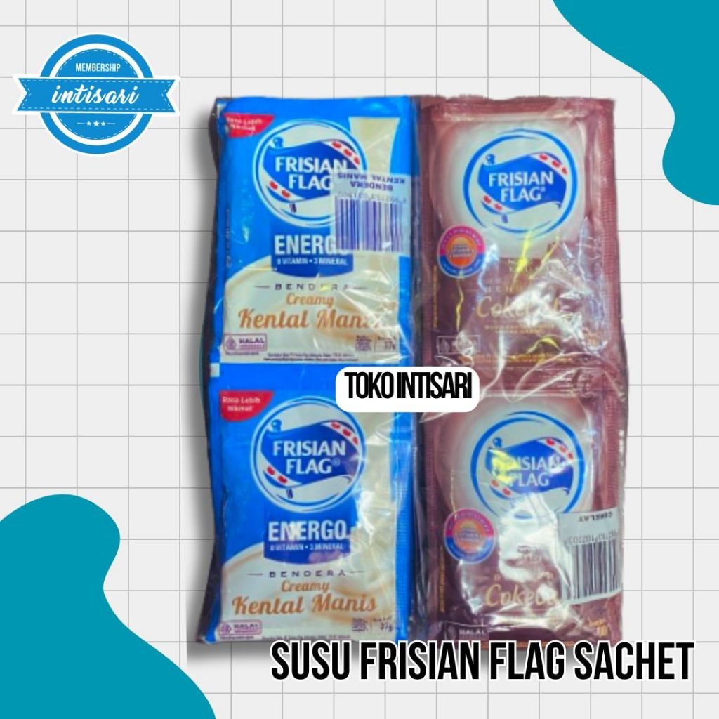 

FRISIAN FLAG KENTAL MANIS SACHET 38G (RENCENG)