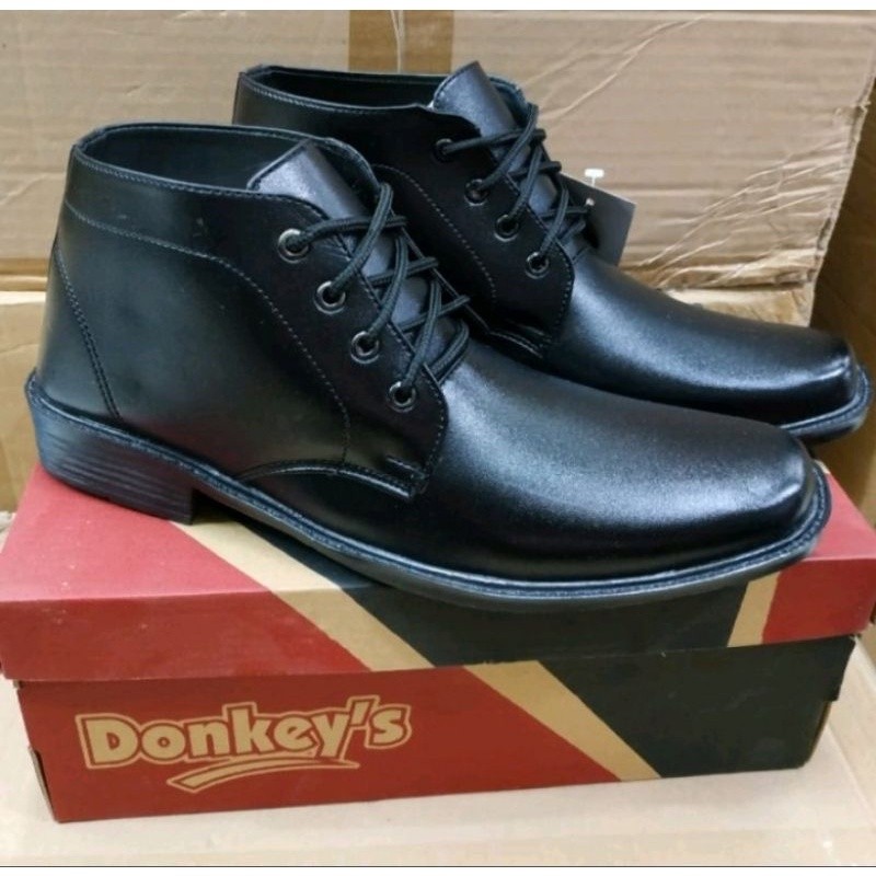 Sepatu Pantofel Pria Sepatu Boots Tali PDH  Donkey