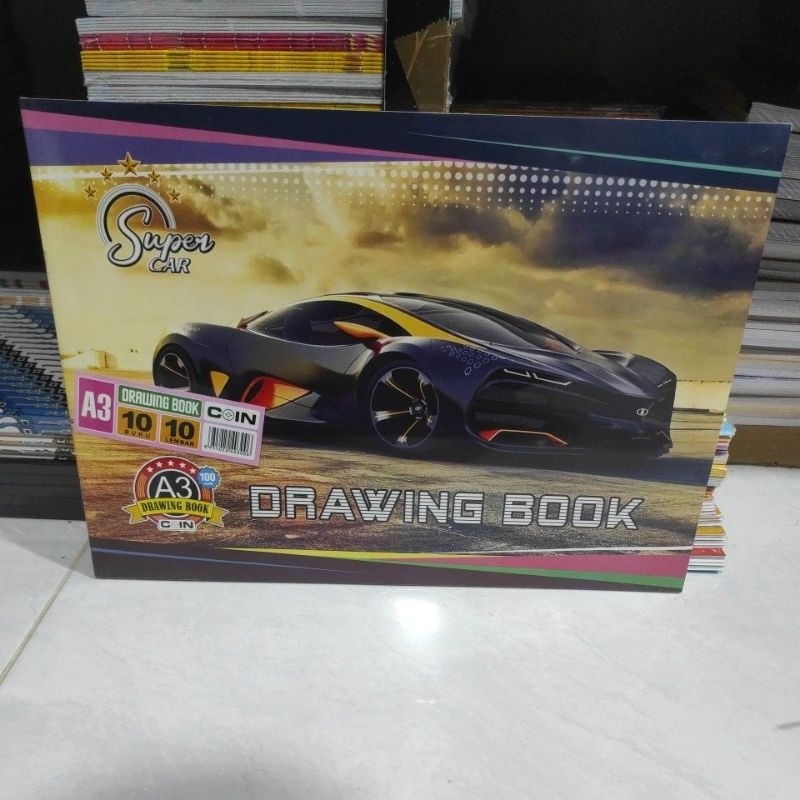 

buku gambar besar A3 per pack 10 buku