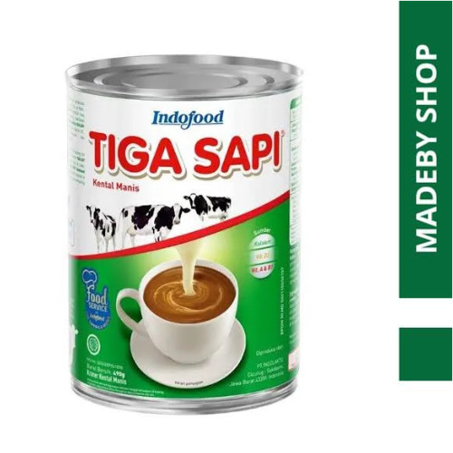 

SUSU KREMER KENTAL MANIS CAP TIGA SAPI 490GR