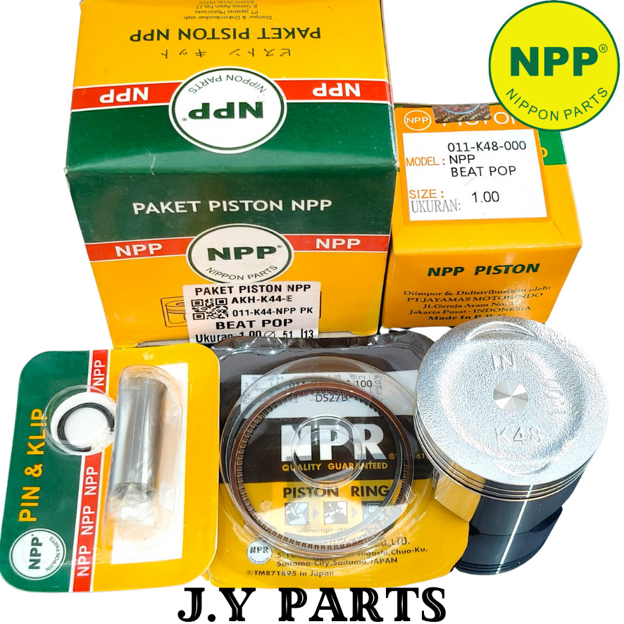 NPP - Piston Kit K44 STD 50 100 Honda Beat Pop Scoopy Vario 110 Esp 2015-2019