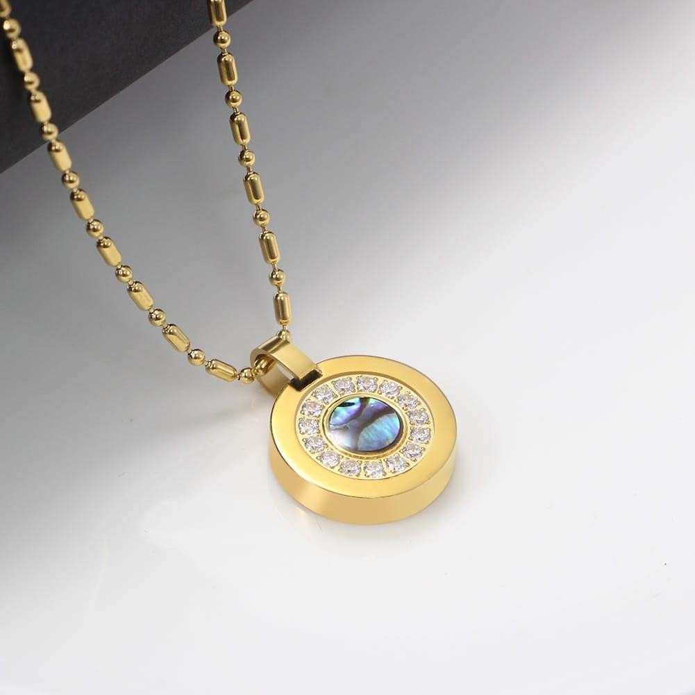 Satu Set Kalung Kesehatan Quantum Pendant Gold Bio Energy Gold Quantum Pendant Permata Bio Energy