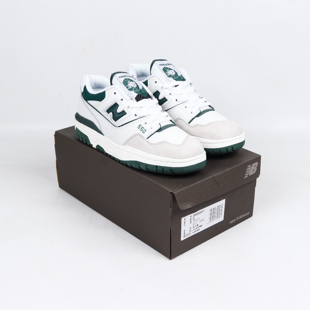 New Balance BB550WT1 White Green - NB 550