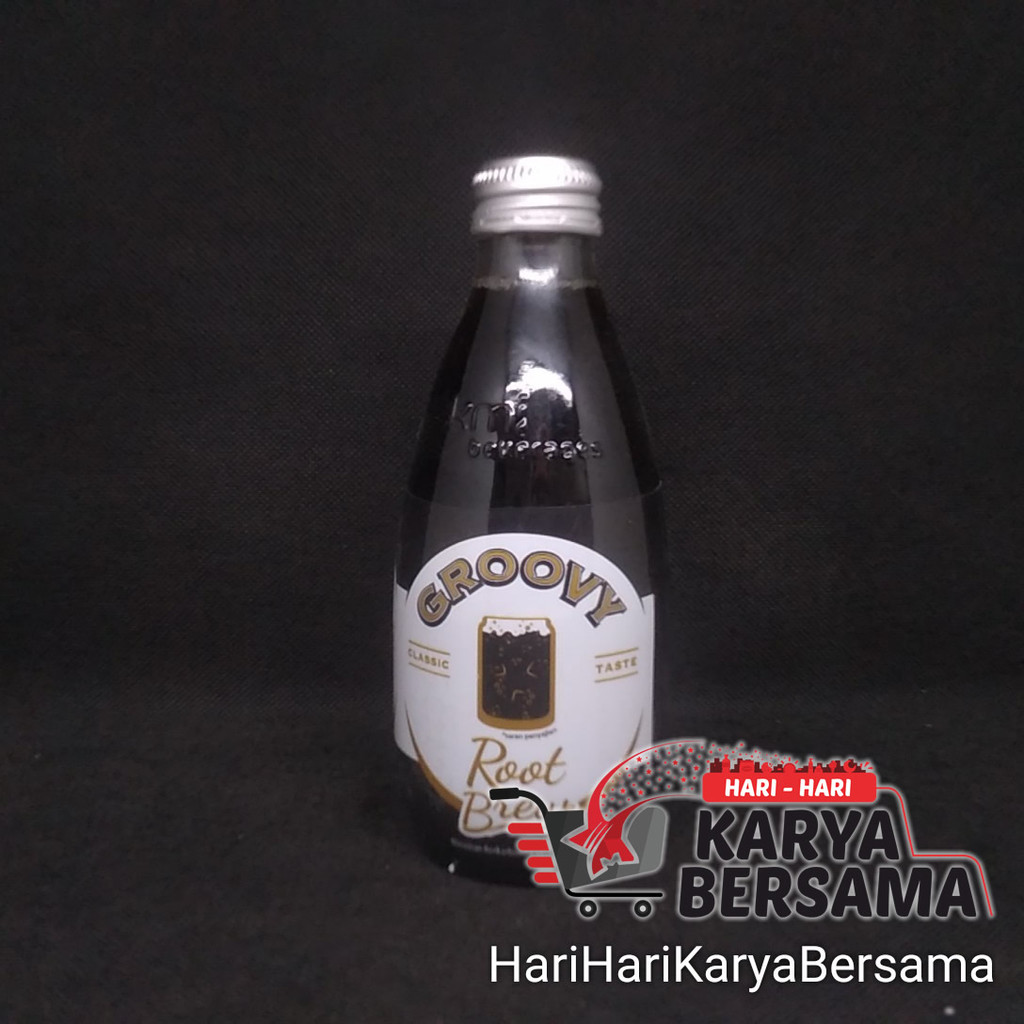 

MINUMAN RINGAN BERKARBONASI GROOVY ROOT BREW RASA SARSAPARILLA 250ML