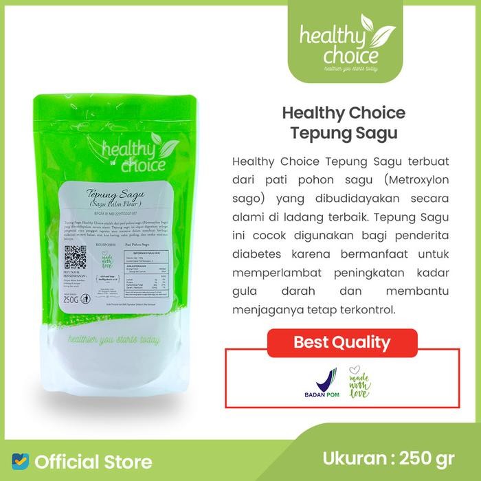 

PROMO! Healthy Choice Tepung Sagu 250 gr (tepung sagu berkualitas) - exp jauh